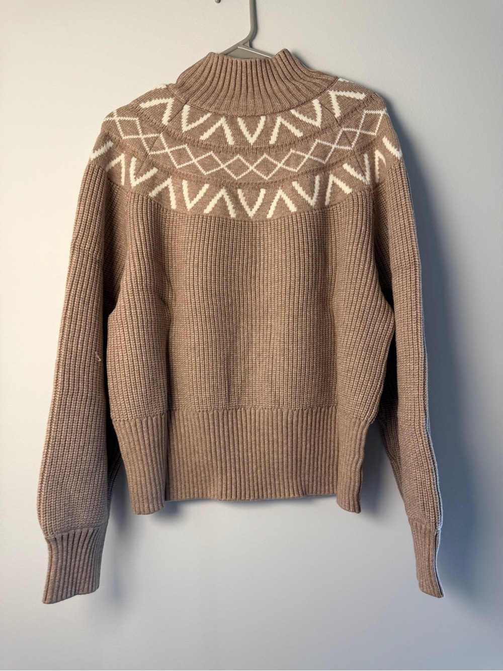 NWT Varley Marcie Fair Isle Yoke Knit Sweater / L - Picture 2 of 3